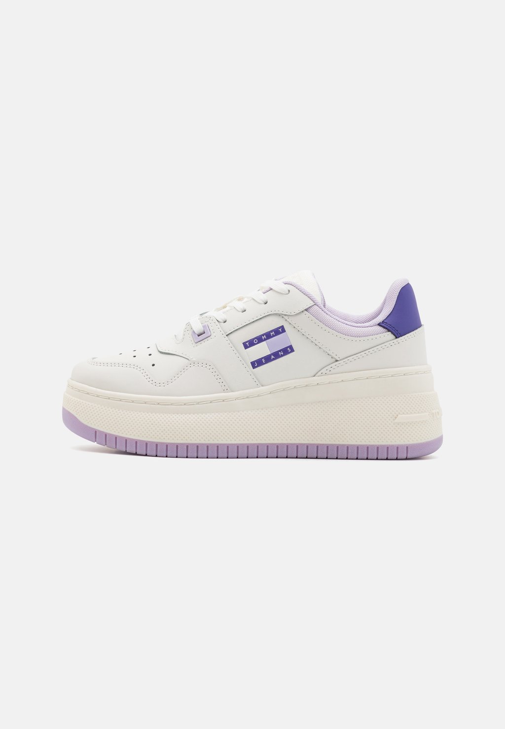 Низкие кроссовки Retro Basket Flatform Tommy Jeans, цвет lavender flower