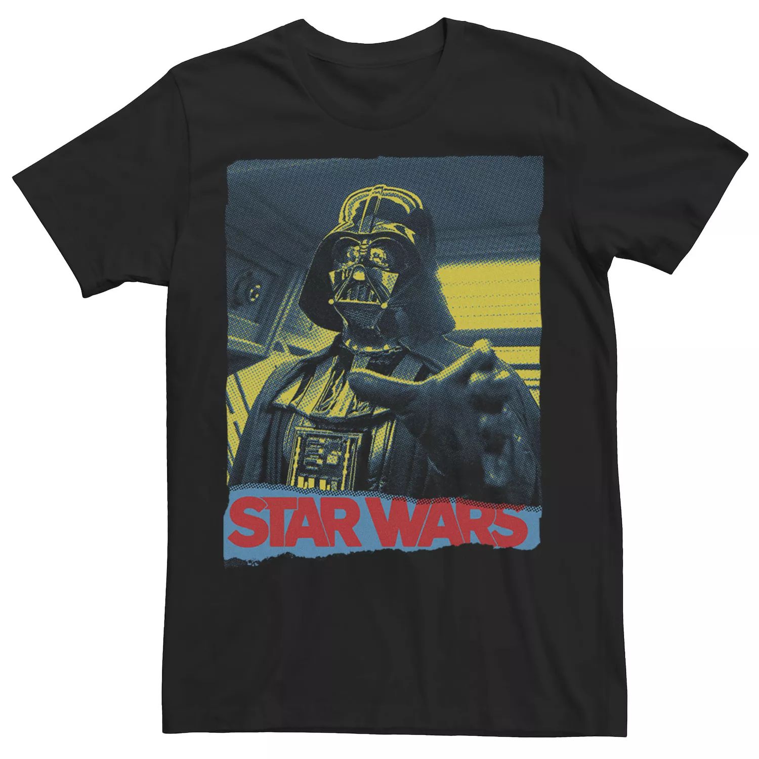 Мужская футболка с портретом Дарта Вейдера с удушающим захватом Star Wars