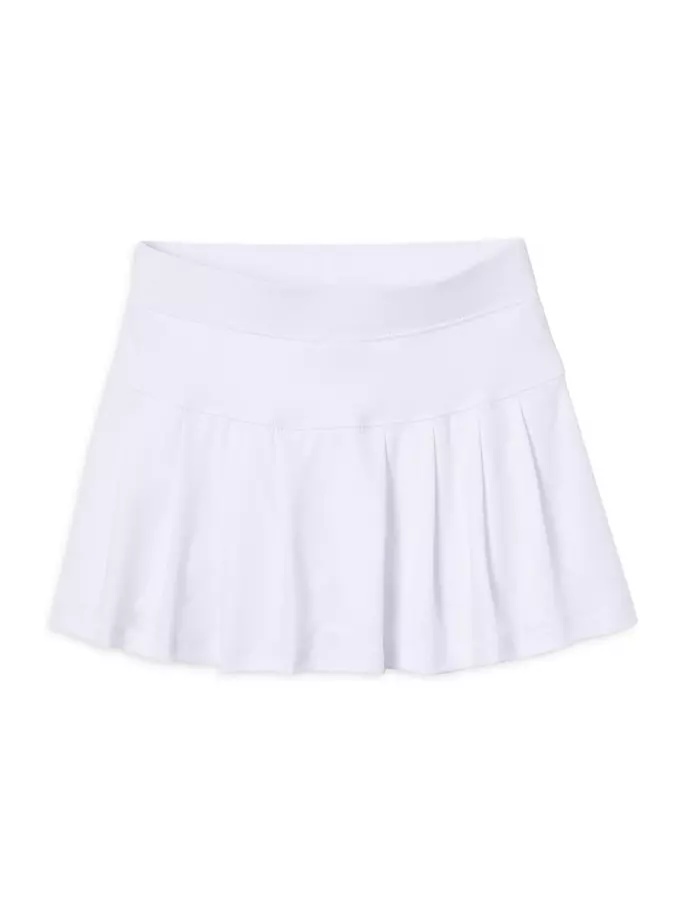 Трикотажная юбка для маленьких девочек и девочек-скаутов Classic Prep, белый