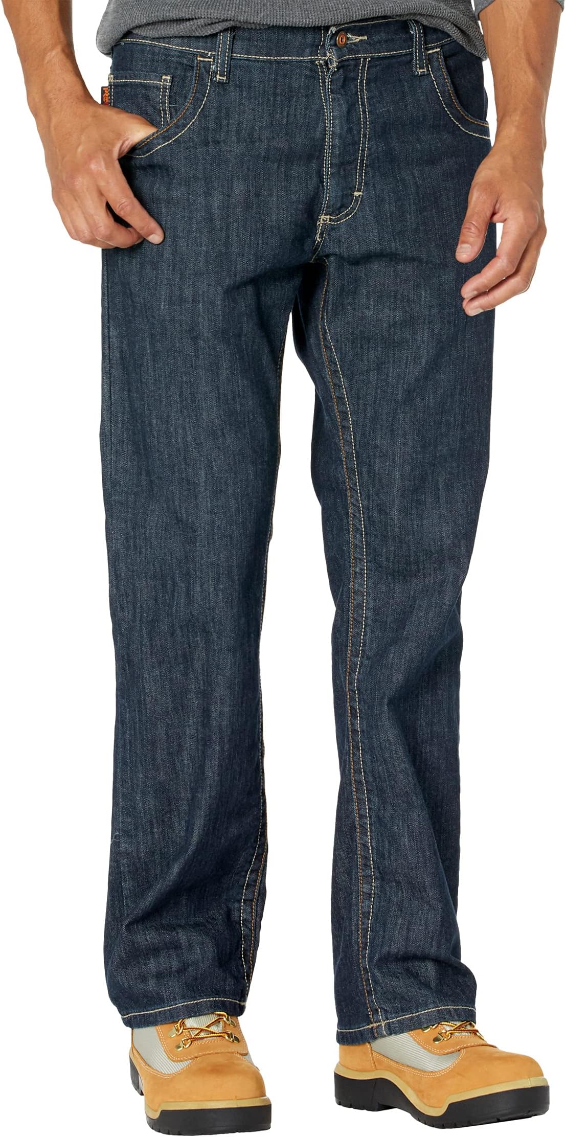 Джинсы FR Grit-N-Grind Denim Jeans Timberland PRO, цвет Dark Denim
