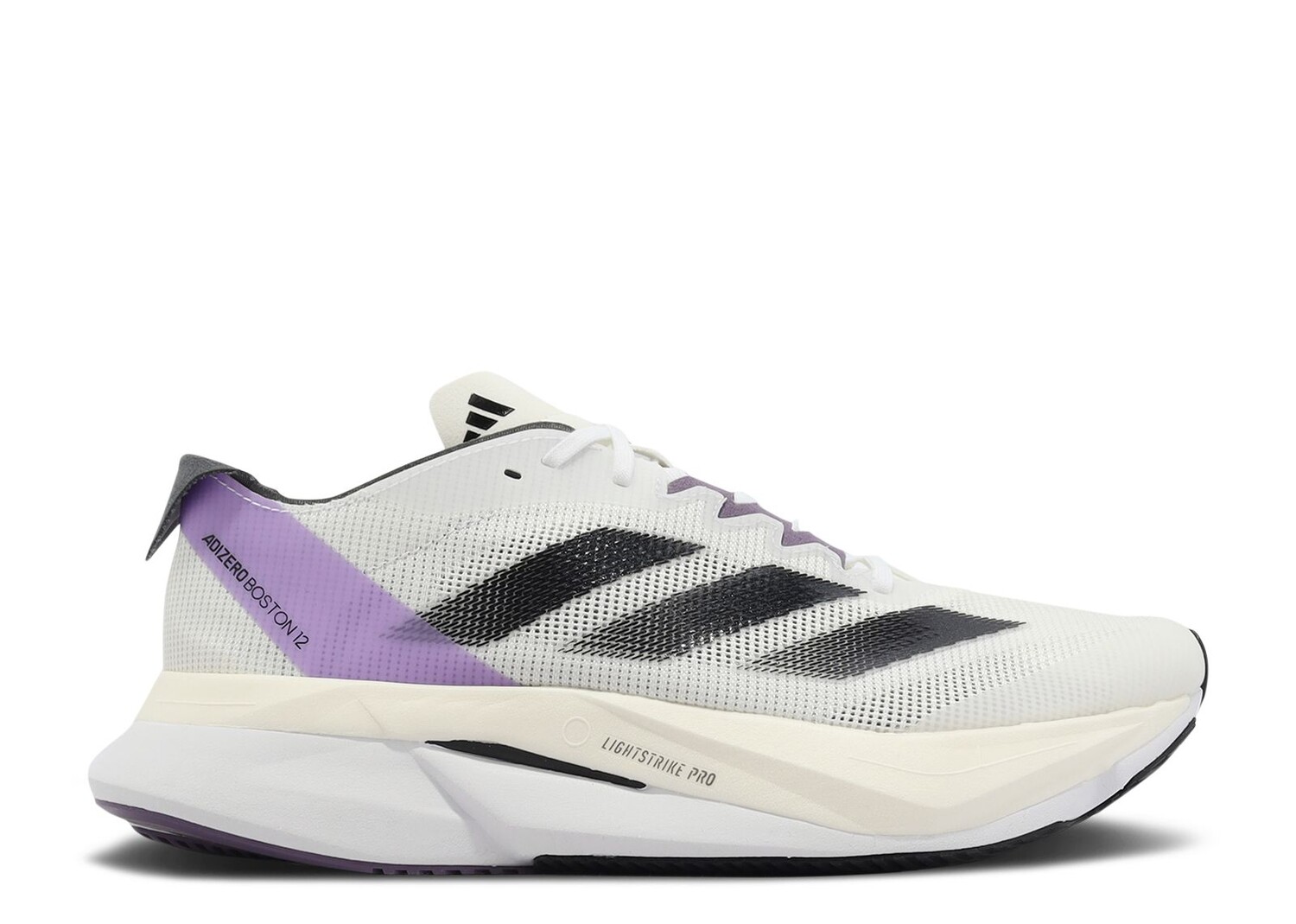 Кроссовки adidas Wmns Adizero Boston 12 'White Shadow Violet', белый кроссовки wmns adidas adizero boston 12 running shoes cloud white purple белый