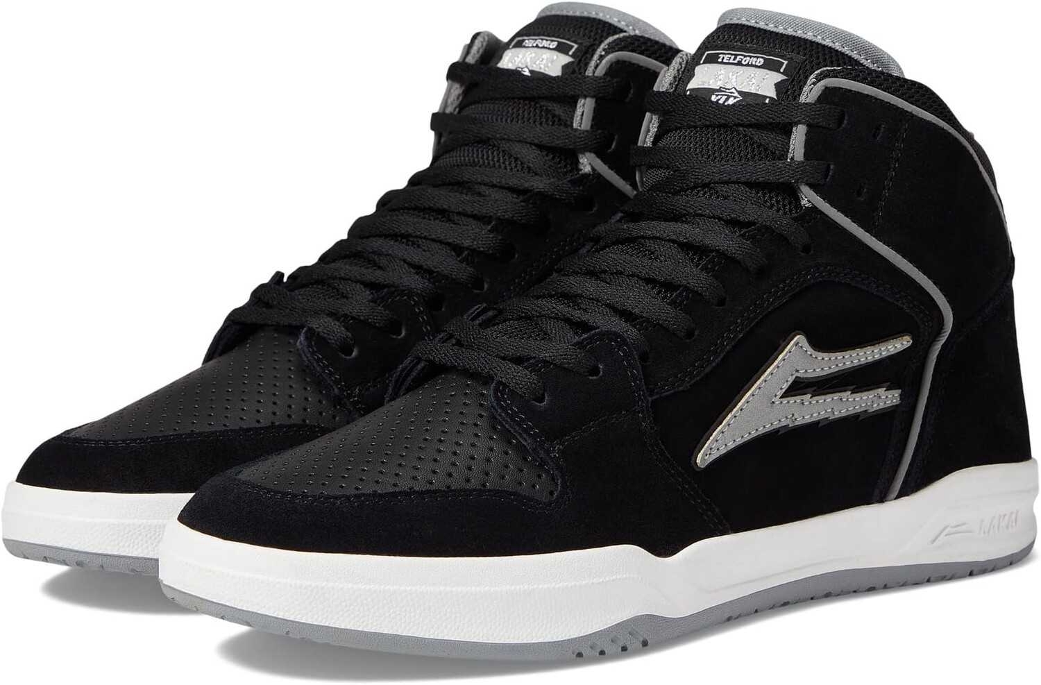 

Кроссовки Telford Lakai, цвет Black/Reflective Suede