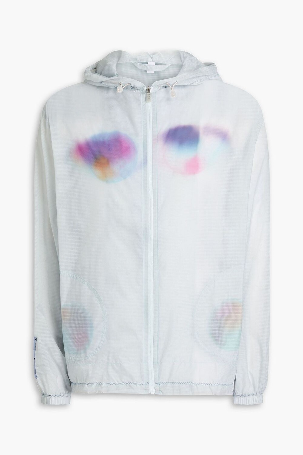 

Куртка из рипстопа с принтом и капюшоном MCQ ALEXANDER MCQUEEN, синий