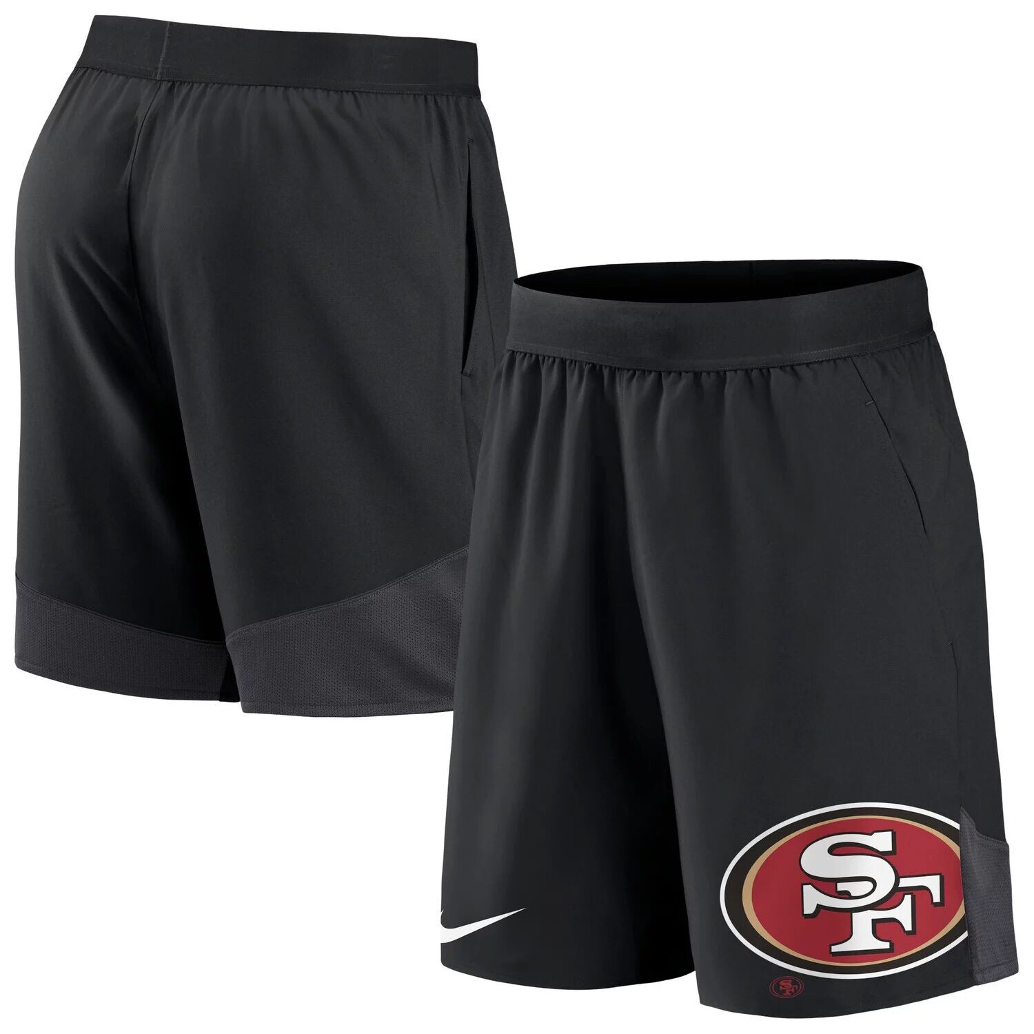 

Мужские черные эластичные шорты San Francisco 49ers Performance Nike
