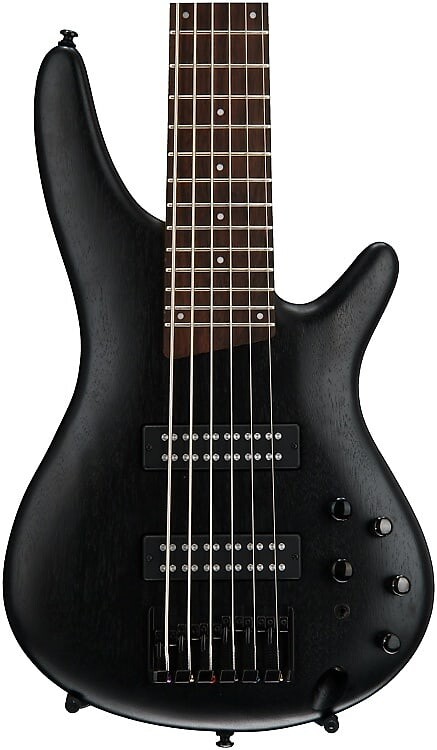 

Басс гитара Ibanez Standard SR306EB Bass Guitar - Weathered Black