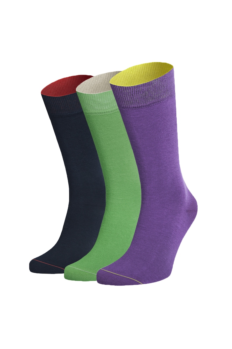 Длинные носки – 3 пары Von Jungfeld, зеленый