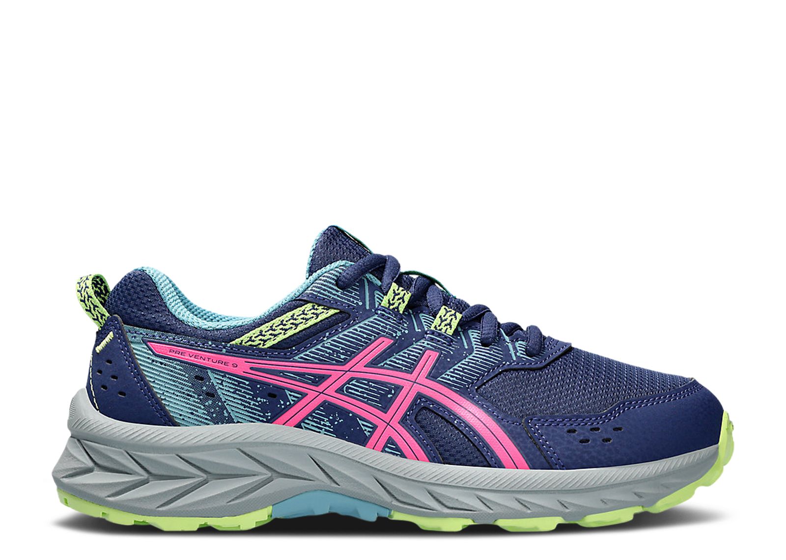 Кроссовки ASICS Gel Venture 9 Gs 'Deep Ocean Hot Pink', синий кроссовки asics gel venture 9 gs deep ocean hot pink синий