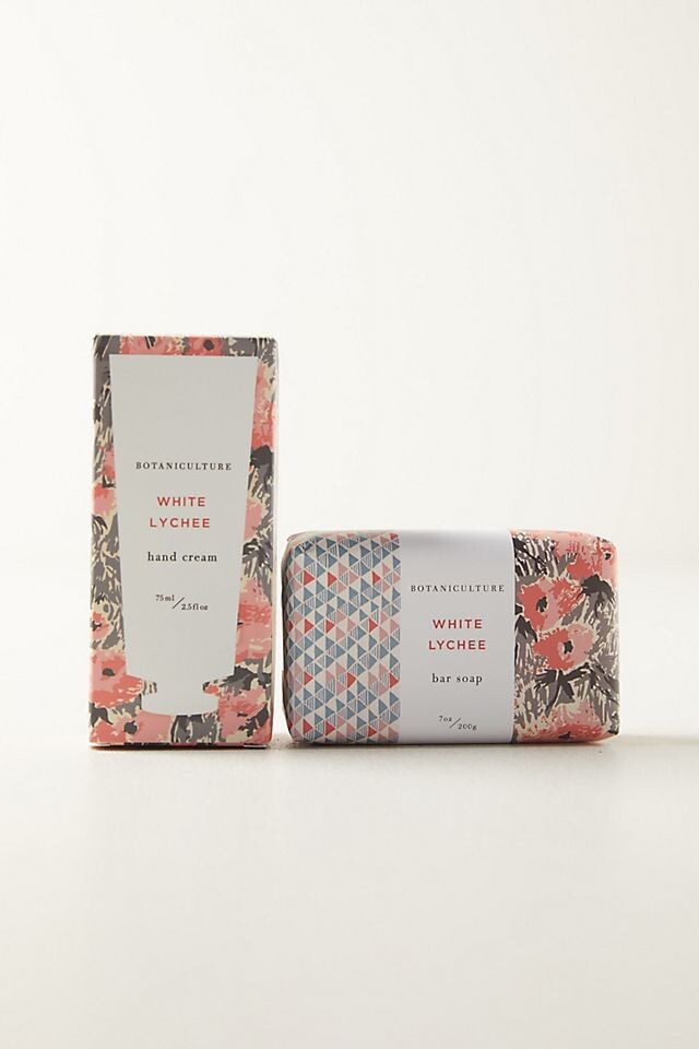 

Набор из мыла и крема для рук Terrain Botaniculture White Lychee, мультиколор