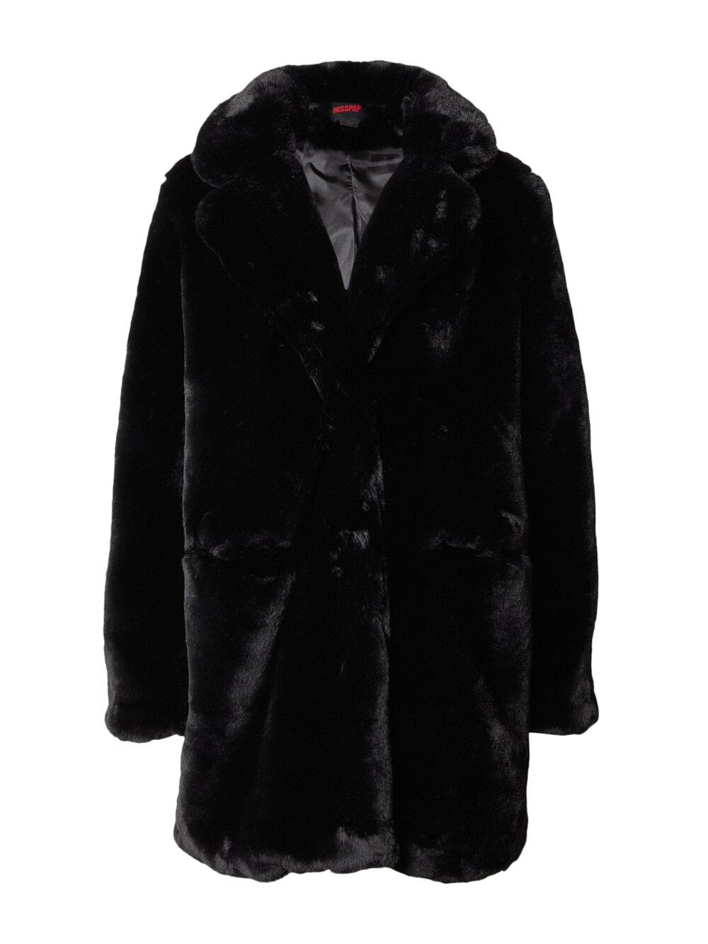 Межсезонное пальто Misspap, черный межсезонное пальто b young avan черный