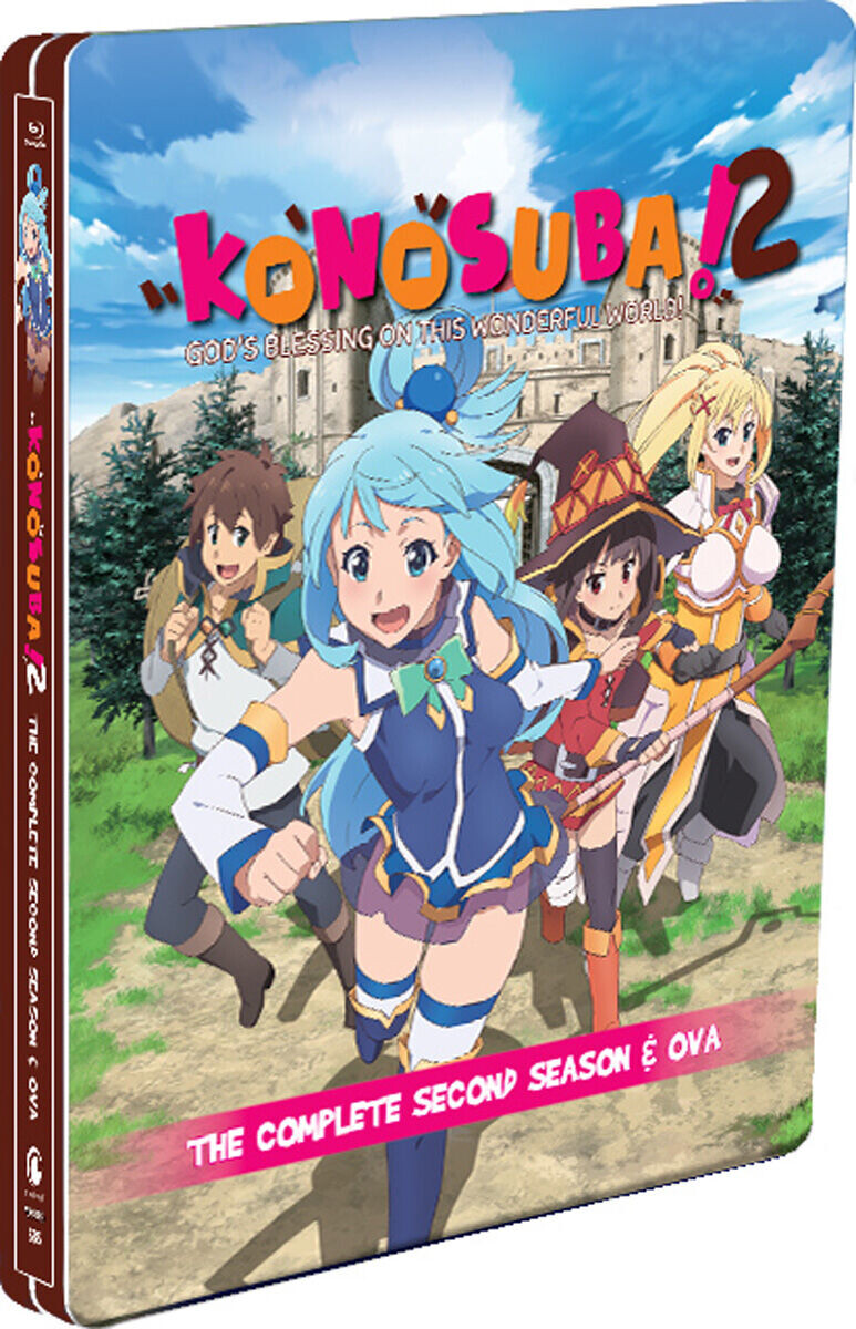 

Blu-Ray диск Konosuba Season 2 + OVA Steelbook Blu-ray
