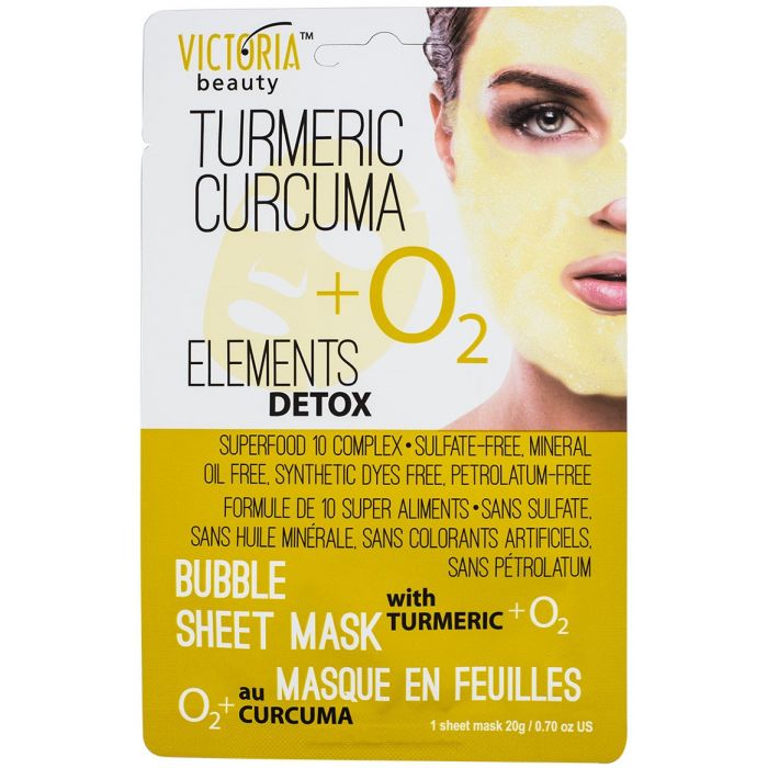 цена Набор косметики Mascarilla Facial Detox con Cúrcuma + O2 Victoria Beauty, 20 gr