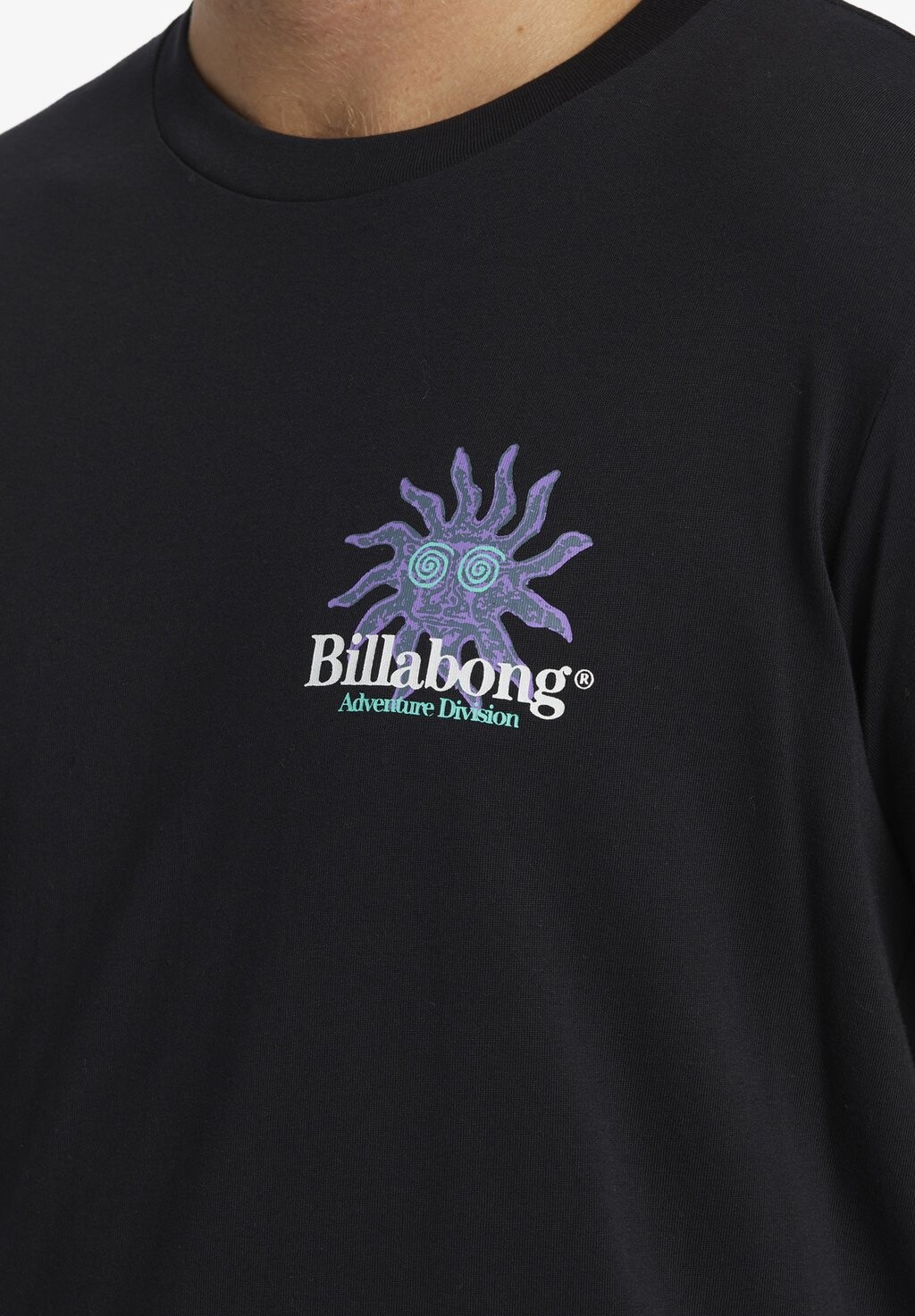 

Футболка с принтом UP RISE Billabong, черный