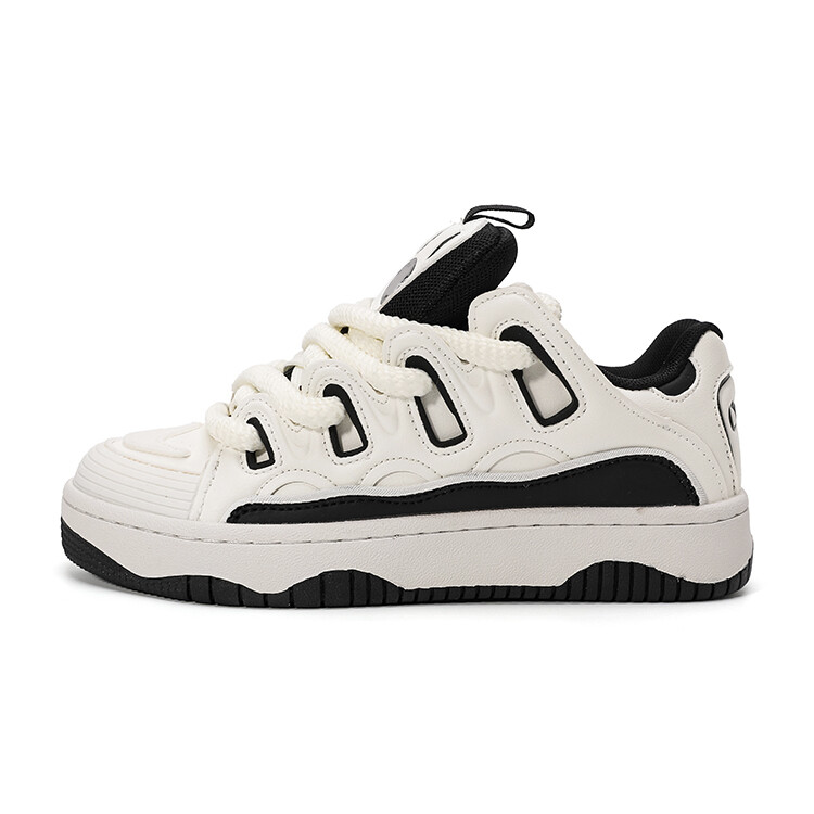

Кроссовки 0903A Skateboarding Shoes Unisex, белый/черный