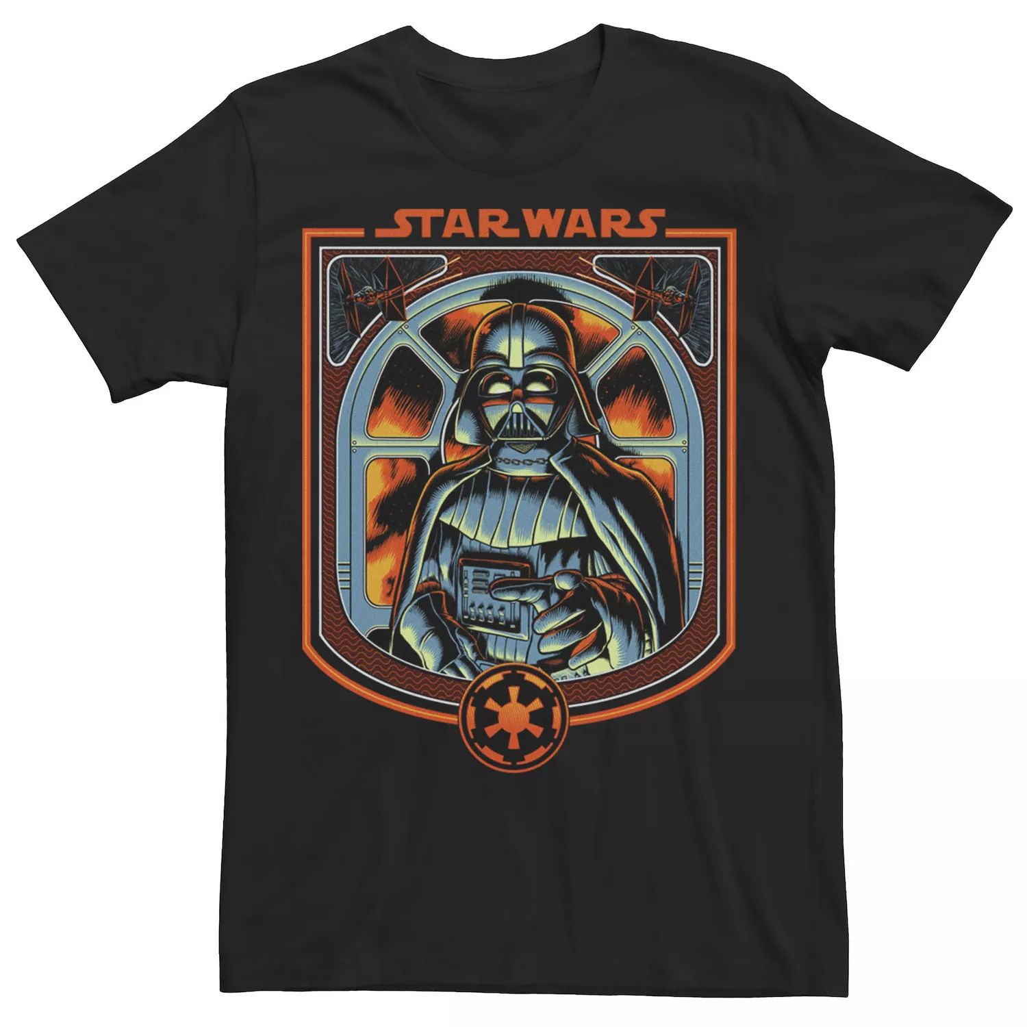 Мужская футболка со светящимся портретом Дарта Вейдера Star Wars