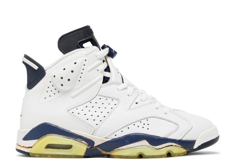 

Кроссовки AIR JORDAN 6 RETRO 'MIDNIGHT NAVY' 2000, белый