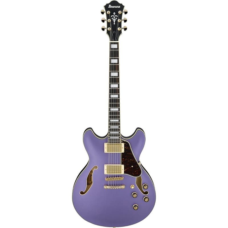 Электрогитара Ibanez Artcore AS73GMPF Flat Metallic Purple FInish, Semi Hollow Electric Guitar ibanez artcore as73g полуакустическая электрогитара metallic purple flat