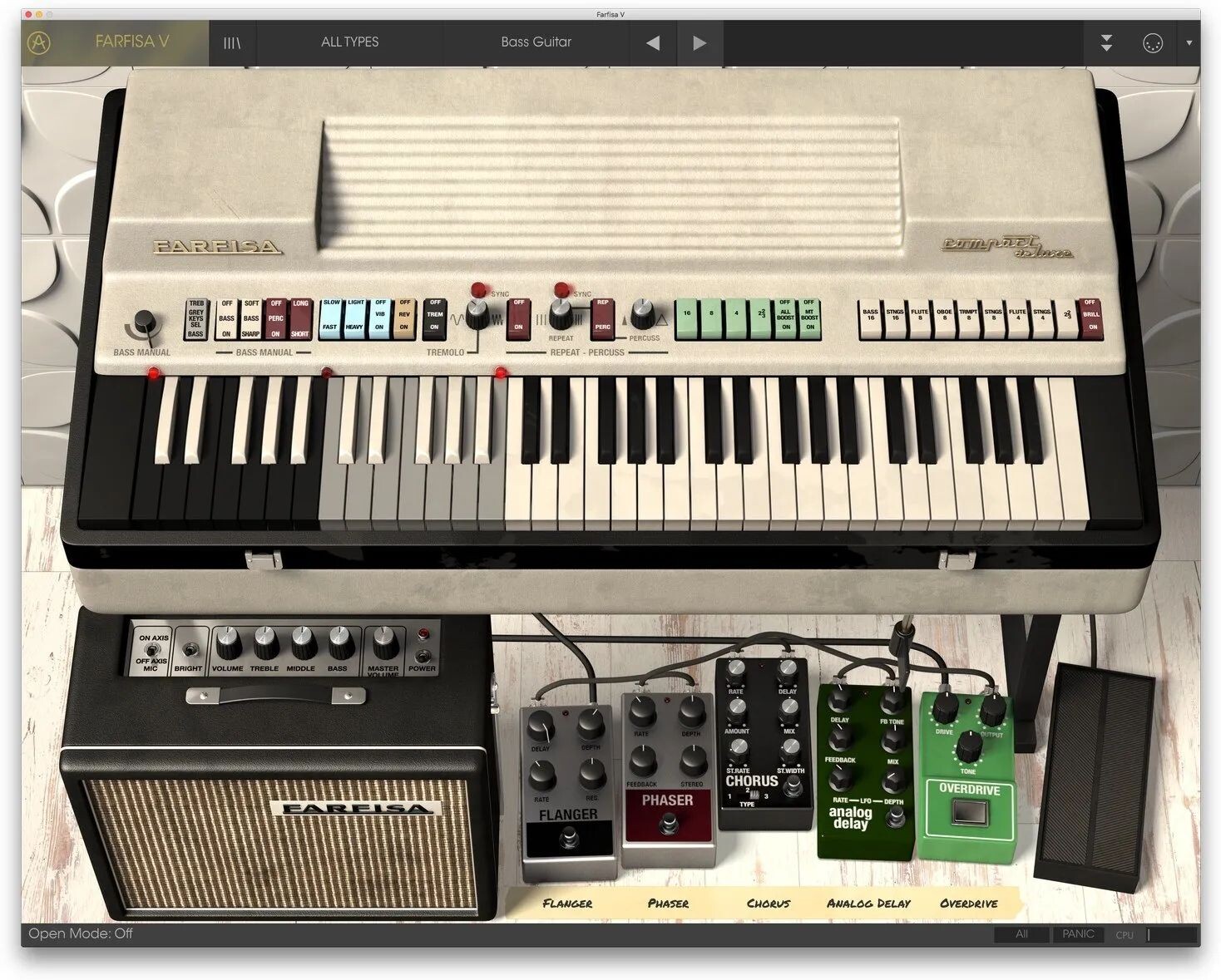

Программный инструмент Arturia Farfisa V Combo Organ