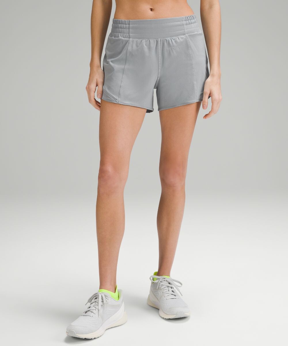 

Шорты Hotty Hot на подкладке с высокой посадкой Lululemon, серый