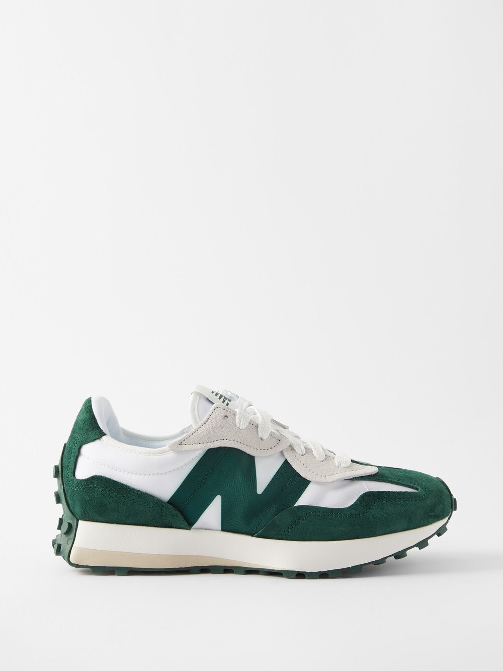 

Кроссовки 327 из замши и сетки New Balance, белый