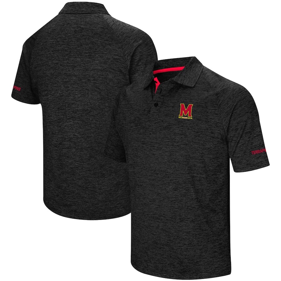 

Поло с коротким рукавом Colosseum Maryland Terrapins, черный