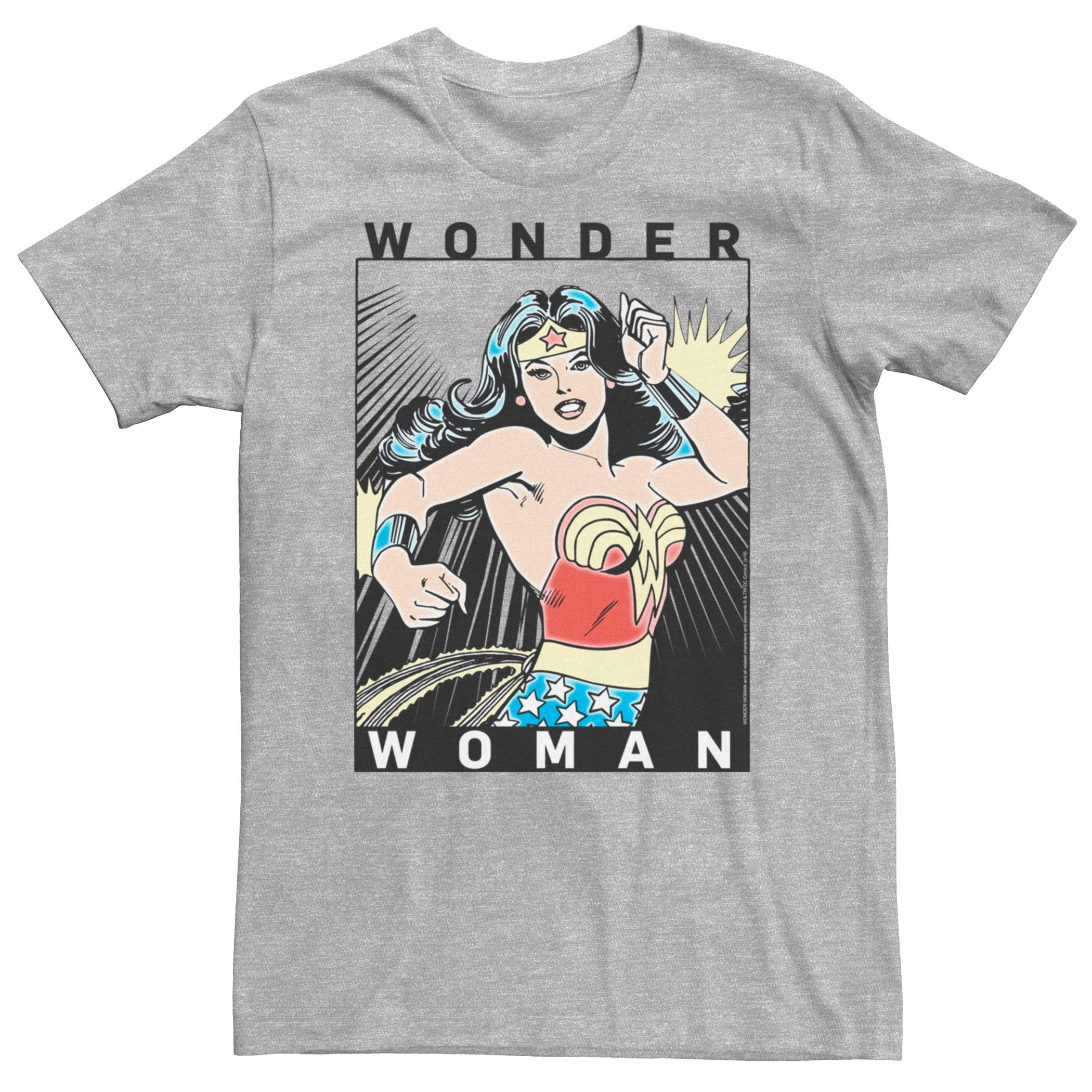 Мужская футболка DC Comics Wonder Woman Comics Licensed Character носки dc comics wonder woman желтые