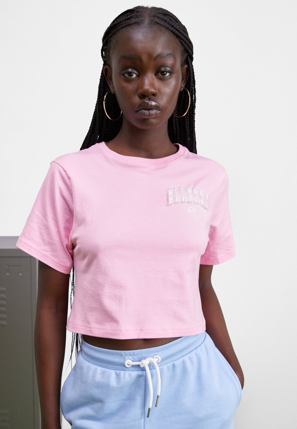 

Футболка с принтом Ellesse, розовый