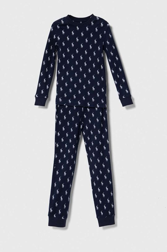 Детская шерстяная пижама Polo Ralph Lauren, темно-синий
