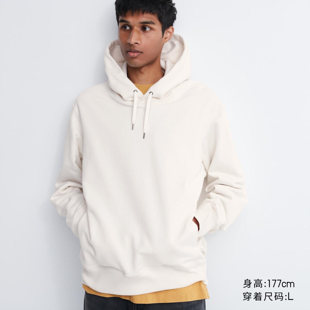 

Толстовка Uniqlo унисекс с капюшоном и длинными рукавами, белый