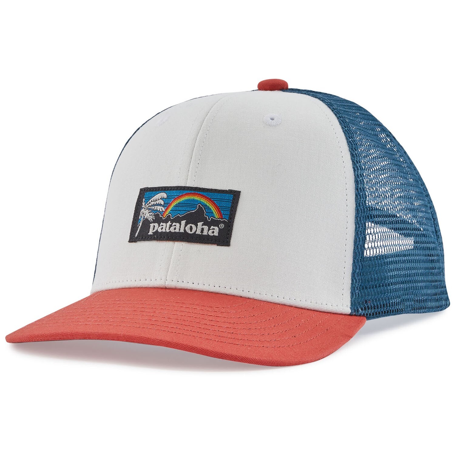 

Кепка Patagonia Trucker, цвет Patalokahi Label/Birch White