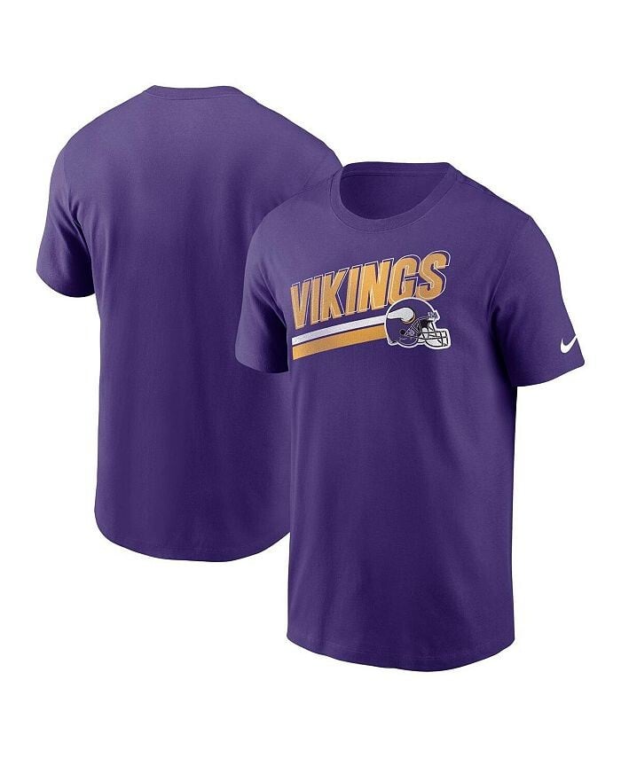 

Мужская фиолетовая футболка Minnesota Vikings Essential Blitz Lockup Nike, фиолетовый