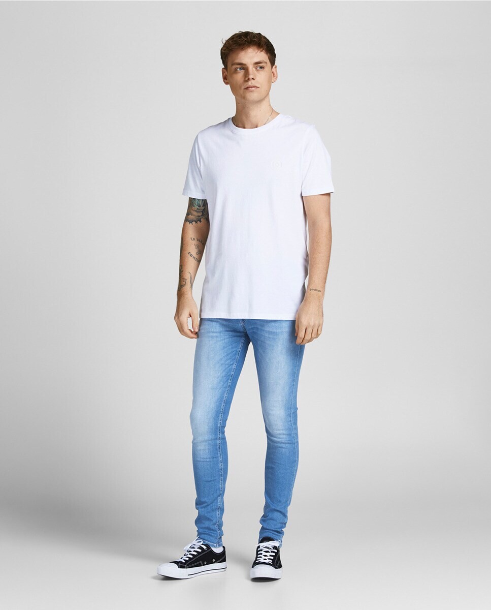 

Мужские легкие потертые джинсы Jack & Jones, синий