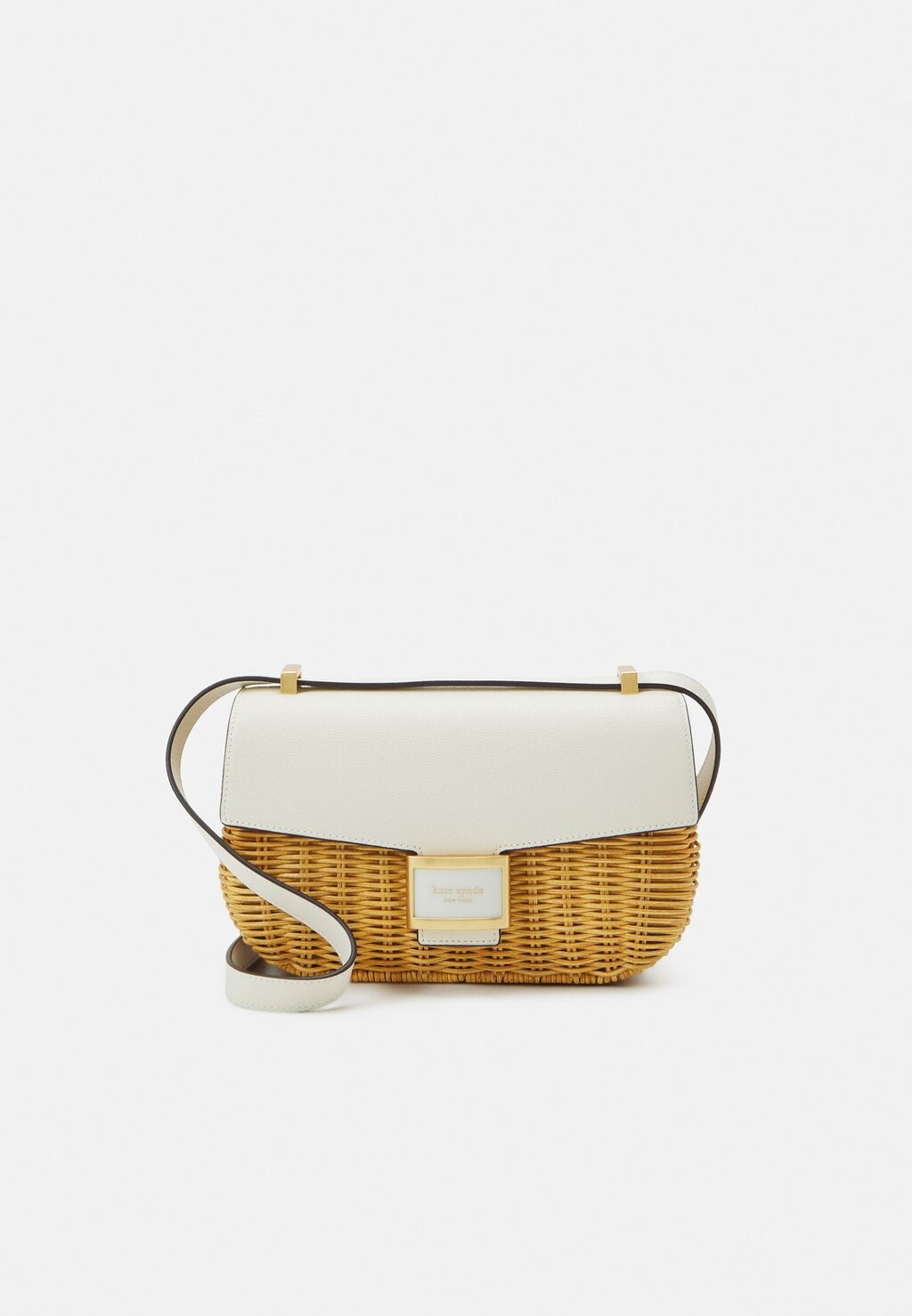 

Сумочка Katy Wicker Medium Convertible Bag Shulder Bag kate spade new york, цвет halo white/multi-coloured