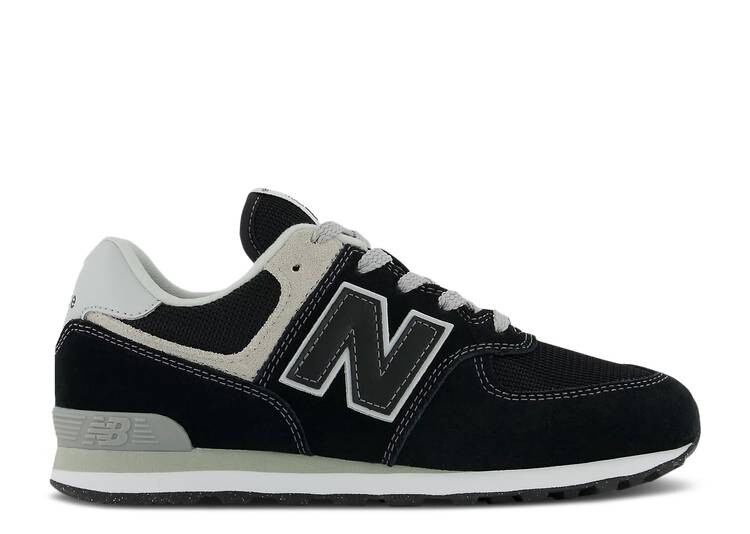 

Кроссовки New Balance 574 BIG KID WIDE 'CORE PACK - BLACK WHITE', черный