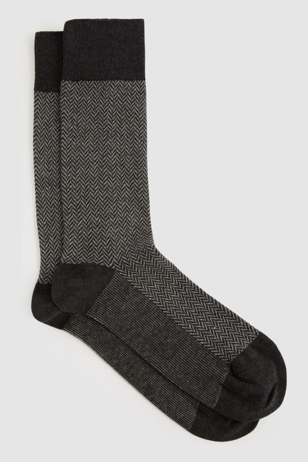

Носки Otis из хлопковой смеси Reiss, серый