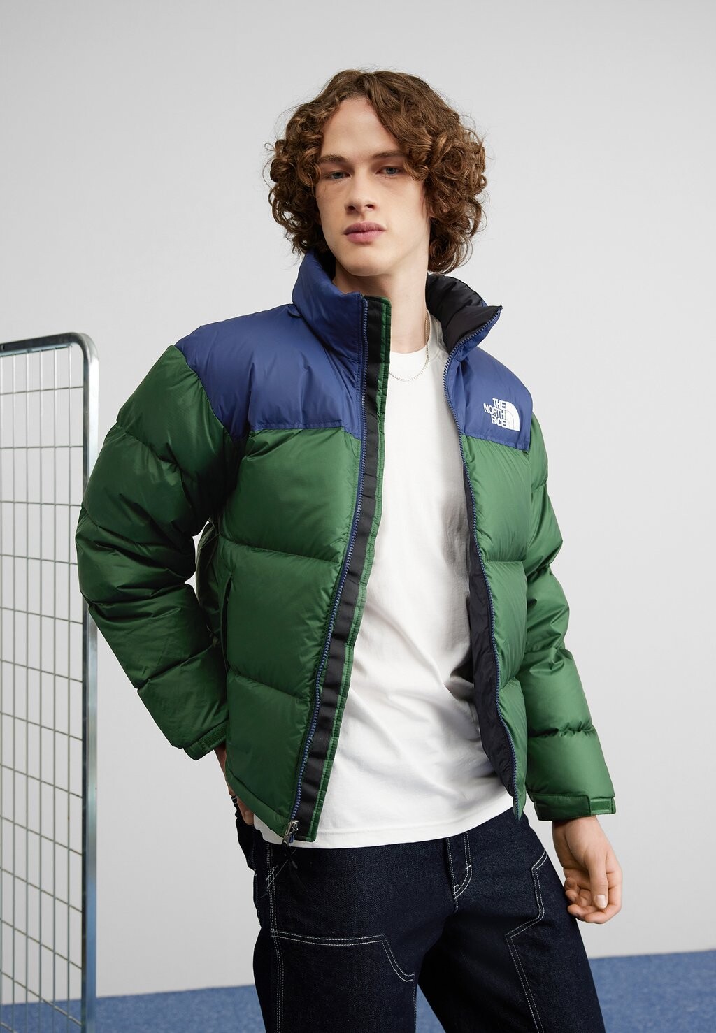 

Куртка The North Face КУРТКА RETRO NUPTSE, цвет pine needle/summit navy