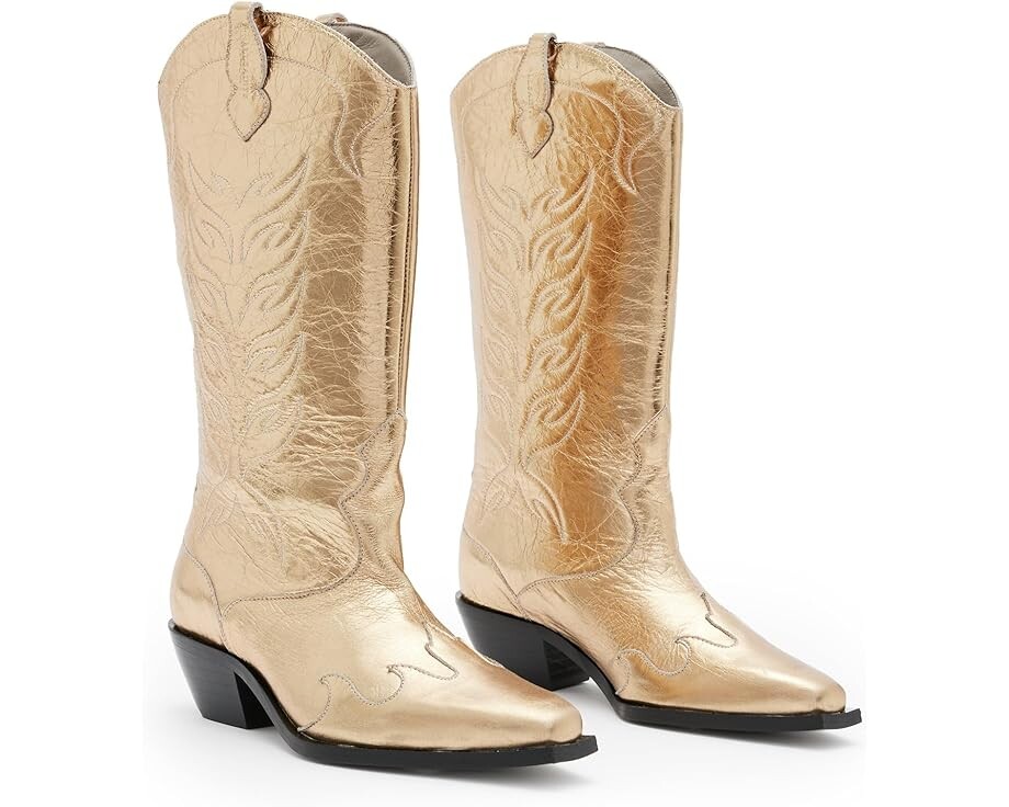 

Ботинки AllSaints Dolly Boot, золотой, Желтый