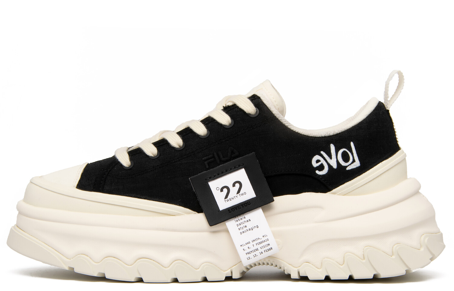 

Кроссовки FILA Lava Lifestyle Shoes Women's Low-top Black/white, черный