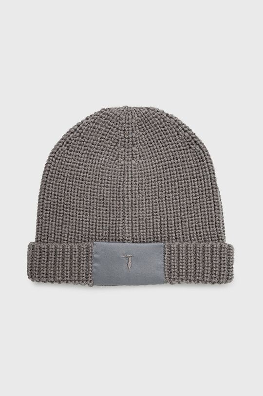 

Шапка из смесовой шерсти Trussardi, серый