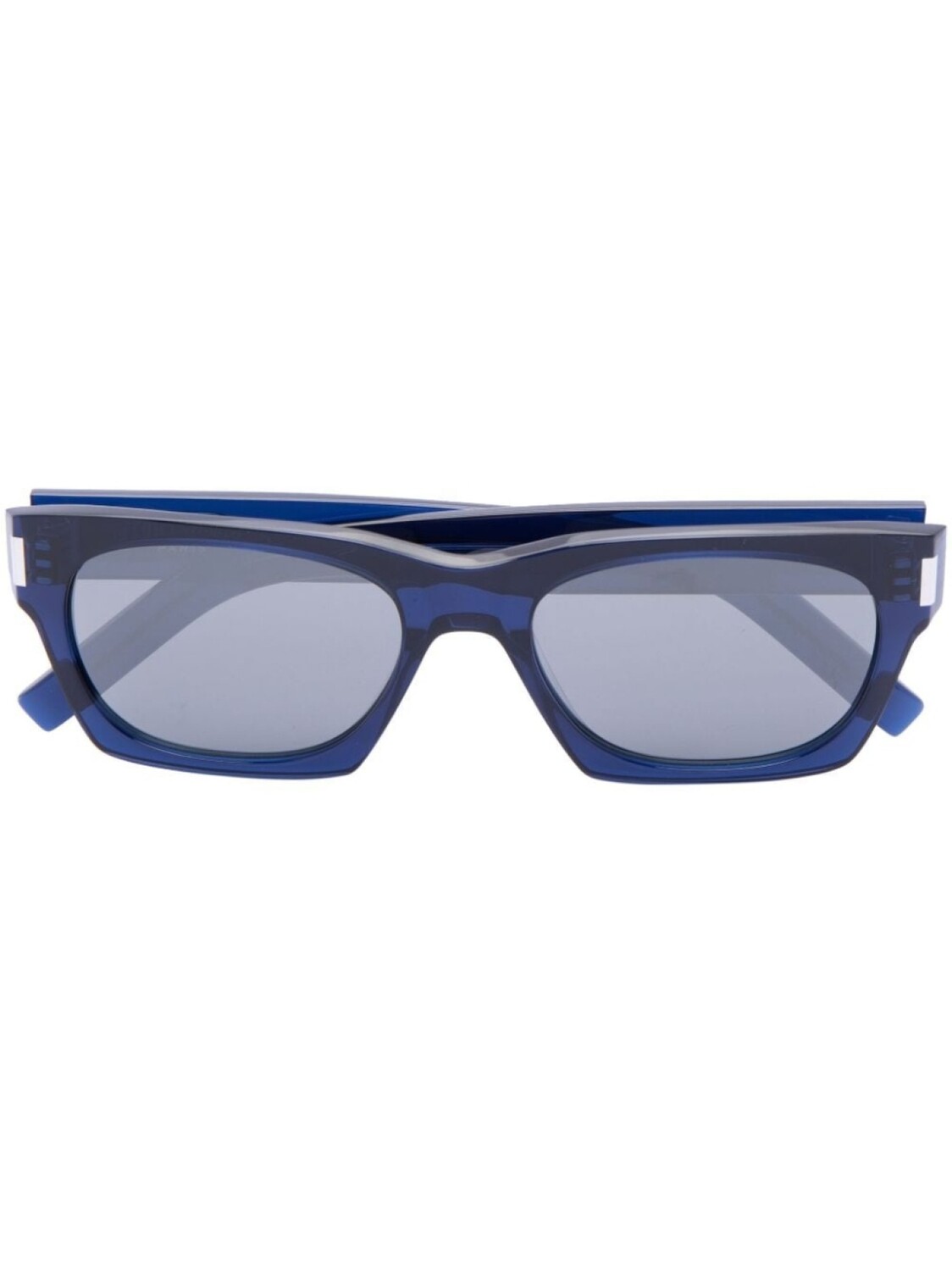 

Saint Laurent Eyewear солнцезащитные очки в прямоугольной оправе, синий