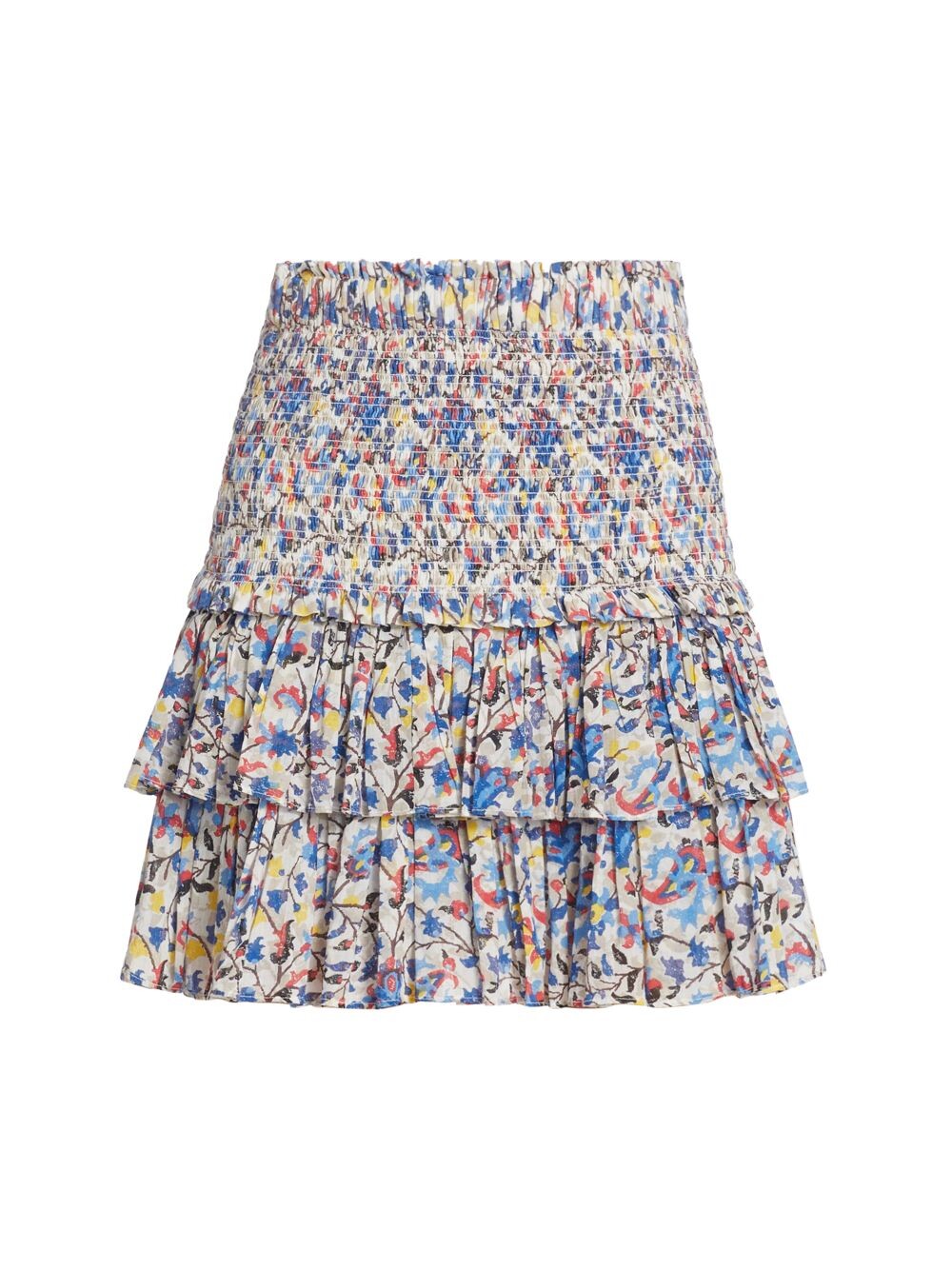 

Присборенная мини-юбка Naomi Isabel Marant Étoile, белый