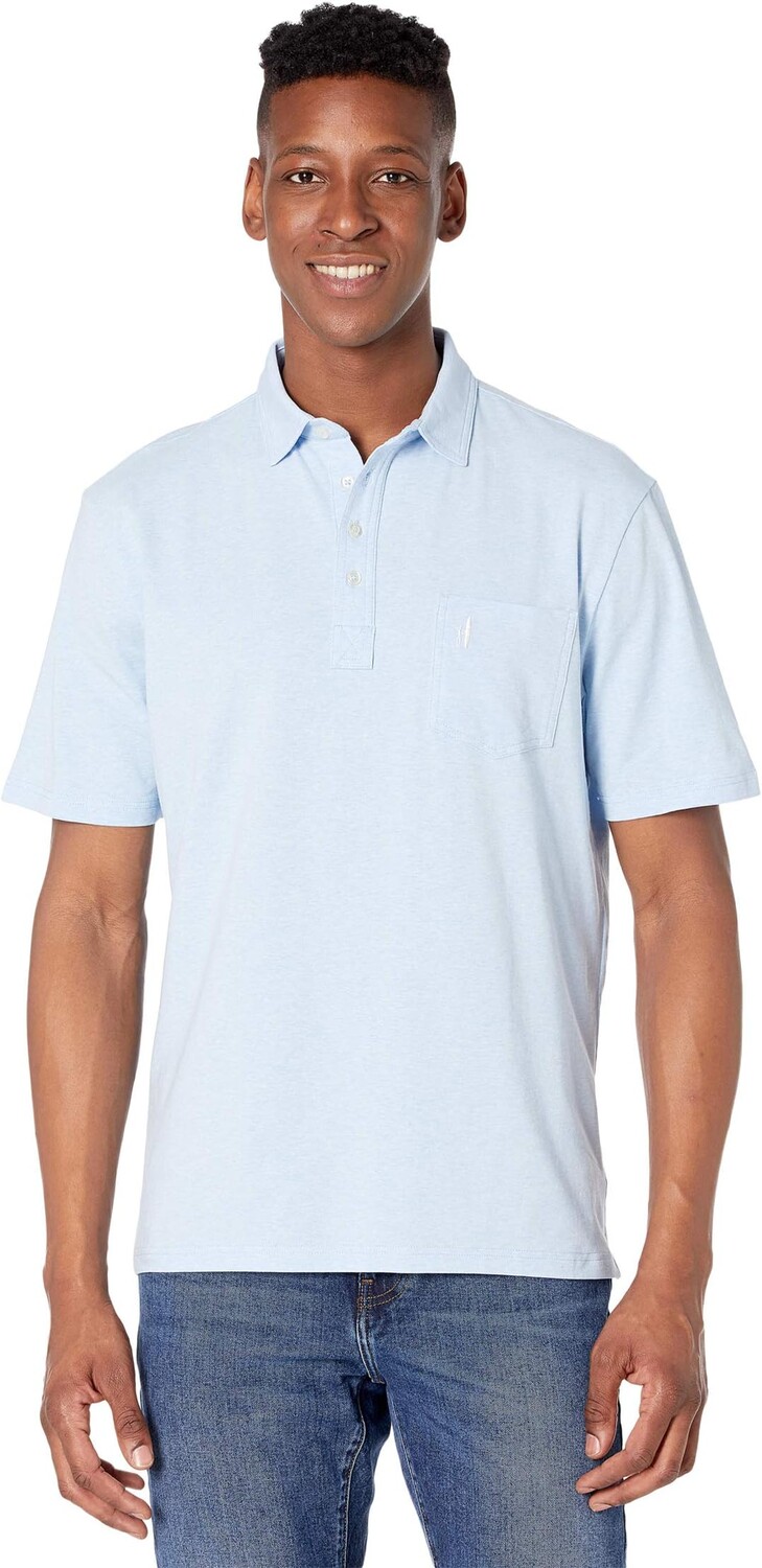 

Рубашка-поло The Original Four-Button Heathered Polo johnnie-O, цвет Gulf Blue