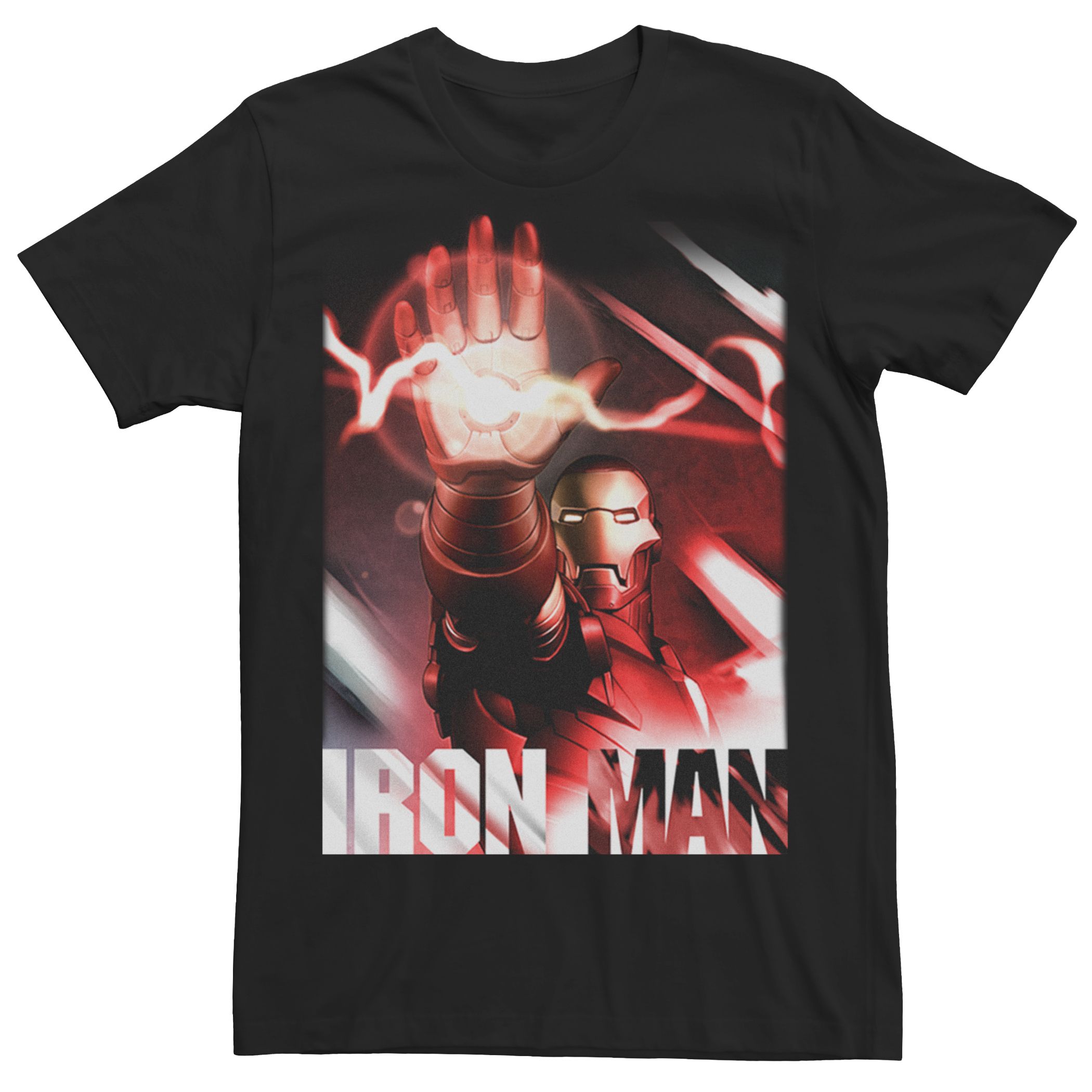Мужская футболка с изображением комиксов Marvel «Железный человек» Licensed Character