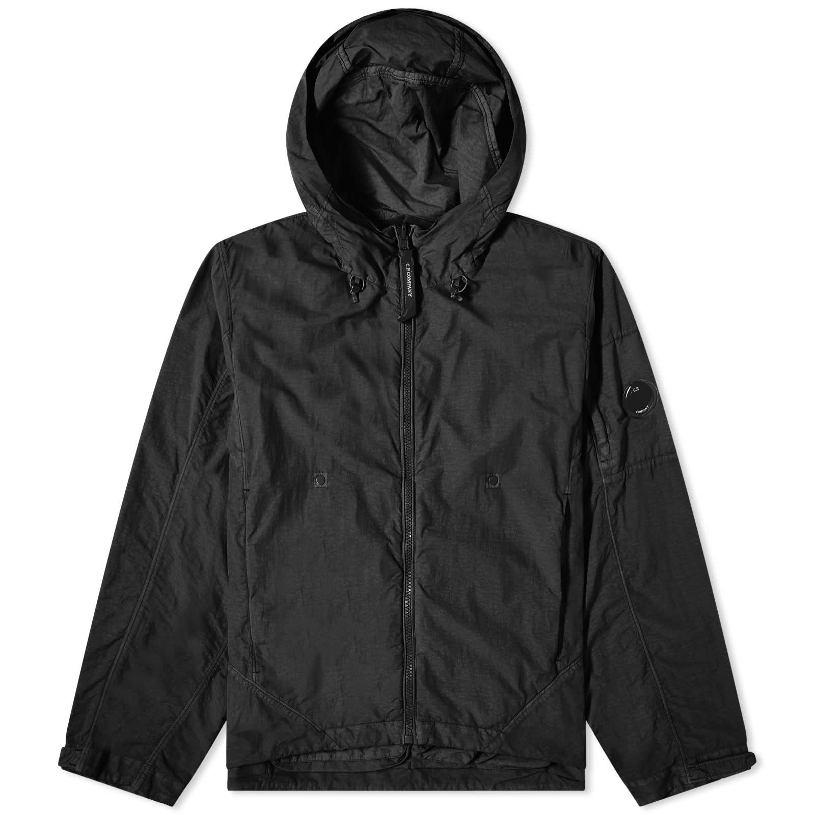 Куртка C.P. Company Flatt Nylon Reversible Hooded, черный куртка gucci reversible ripstop nylon черный