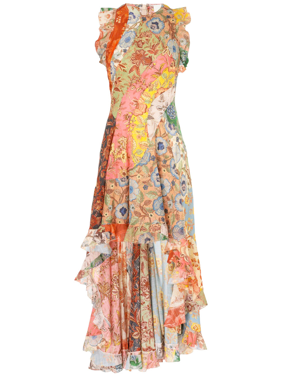 

Платье Zimmermann Junie Racer Back midi, белый