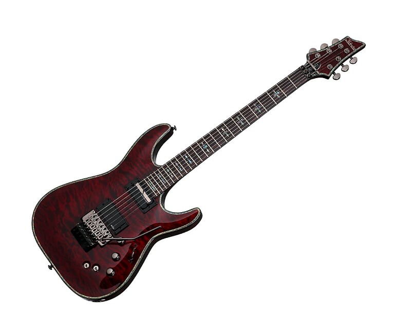 

Электрогитара Schecter C-1 Hellraiser FR S Electric Guitar - Black Cherry