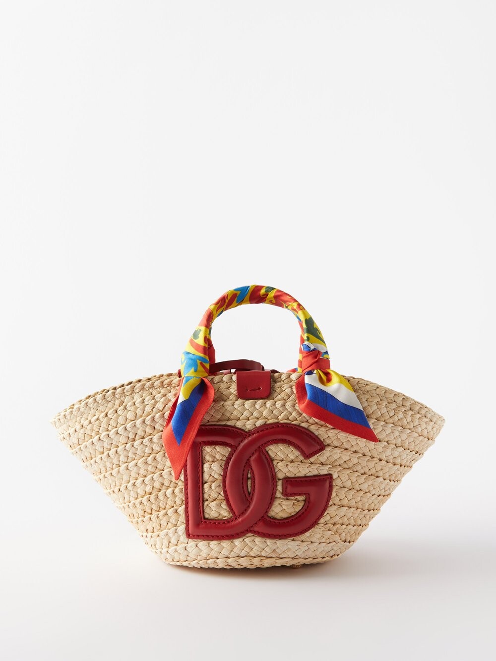 

Сумка-корзина kendra с аппликацией логотипа Dolce & Gabbana, бежевый