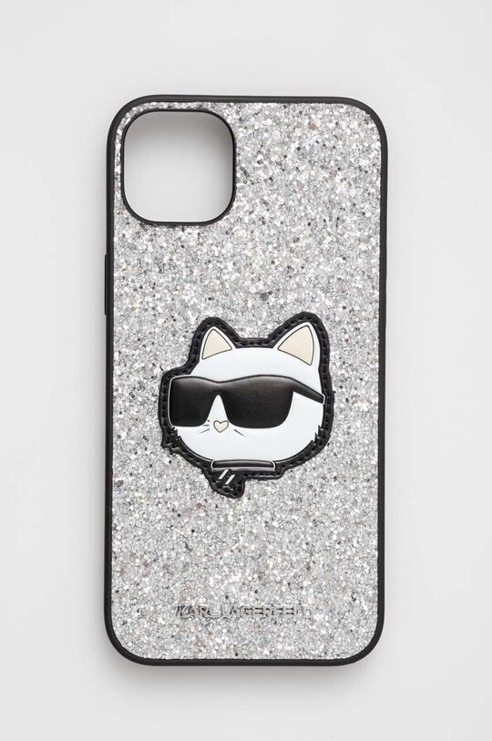 

Чехол для телефона iPhone 14 Plus 6,7 дюйма Karl Lagerfeld, серебро