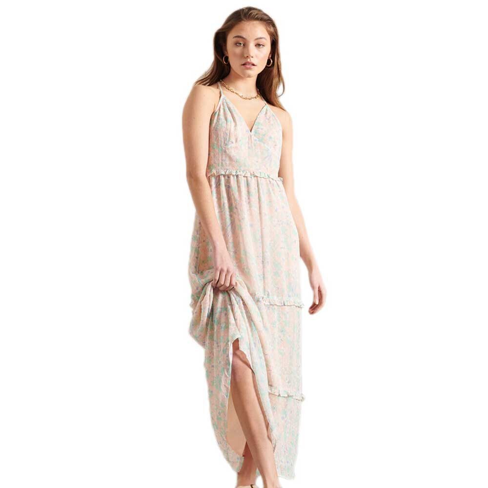 

Платье Superdry Margaux Maxi Long, оранжевый