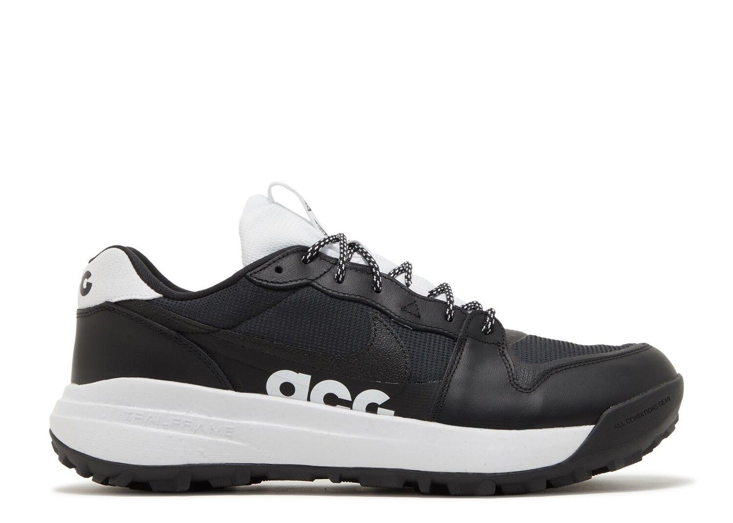 

Кроссовки Nike Acg Lowcate 'Black White', черный
