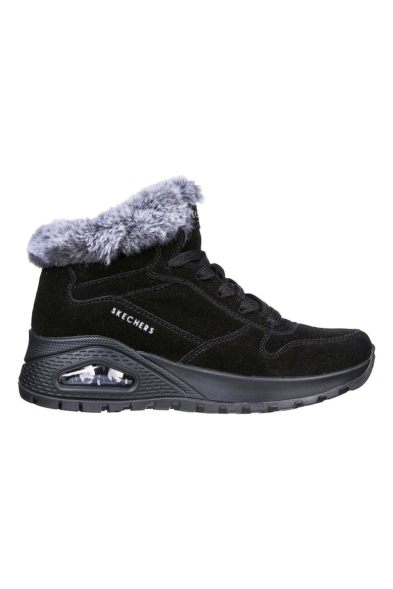 

Замшевые ботинки Uno Rugged Winterness Skechers, черный